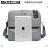 E6851 - Kono Multi Compartment Travel Shoulder Bag - Light Grey E6851 - Kono Multi Compartment Travel Shoulder Bag - Light Grey